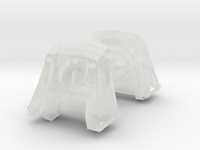 Kentarch Guard Count Dreadnought pads #4 in Clear Ultra Fine Detail Plastic