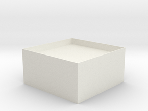 Westbeth Cabinet 2 Sided Box in White Natural Versatile Plastic