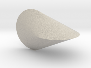 Oloid 2-circle roller in Natural Sandstone