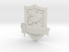 Ravenclaw House Badge - Harry Potter in White Natural Versatile Plastic