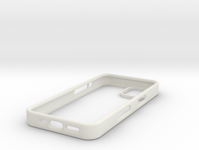 Iphone14_bumper in White Natural TPE (SLS)