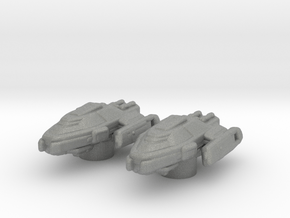 Klingon Mevak Shuttle 1/1000 Attack Wing x2 in Gray PA12
