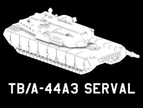 TB/A-44A3 Serval in White Natural Versatile Plastic: 1:220 - Z