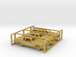 1/160 1980 Buick Electra 3 Car Set Kit in Tan Fine Detail Plastic