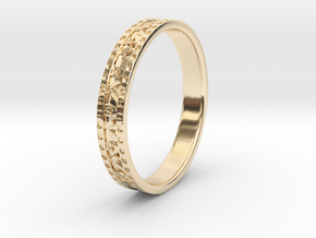 Wedding Band Jewellery Ring RWJSP1 in 14k Gold Plated Brass: 9 / 59