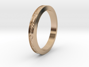 Wedding Band Jewellery Ring RWJSP49 in 14k Rose Gold: 8 / 56.75
