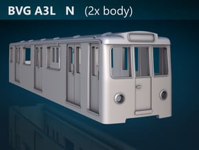 Berlin Baureihe A3L N [2x body] in Tan Fine Detail Plastic