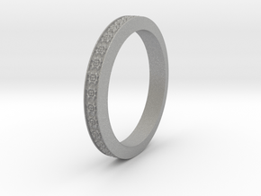 Wedding Band Jewellery Ring RWJSP47 in Aluminum: 8 / 56.75