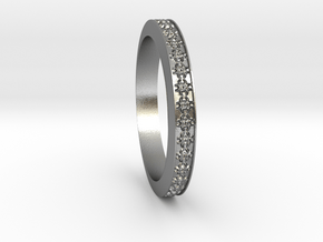 Wedding Band Jewellery Ring RWJSP45 in Natural Silver: 9 / 59