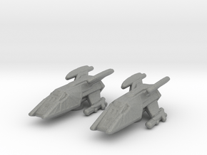 Klingon Toron Shuttle (STO) 1/700 Attack Wing x2 in Gray PA12