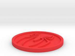 Marvel - Spiderman logo in Red Processed Versatile Plastic