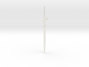 Zelda Master Sword in White Natural Versatile Plastic