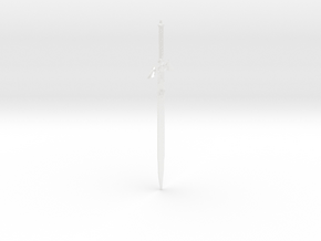 Zelda Master Sword in Clear Ultra Fine Detail Plastic