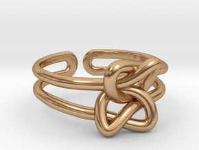 Double knot in Polished Bronze