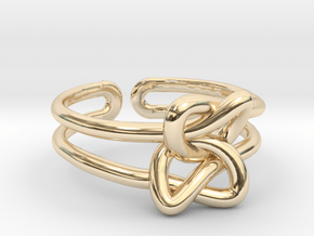 Double knot in 14K Yellow Gold