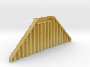 N Scale Bridge Abutment Sheet Piling (55mm) in Tan Fine Detail Plastic