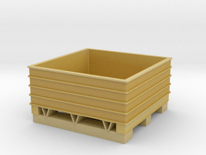 Railroad Crate in Tan Fine Detail Plastic