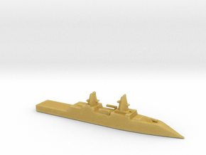 1/3000 Scale Never was British Frigate Sea Wraith in Tan Fine Detail Plastic