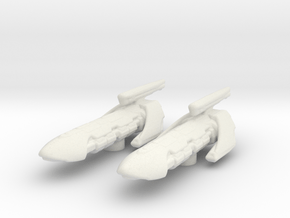 Lotus Flower Class 1/7000 Attack Wing x2 in White Natural Versatile Plastic