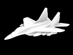 1:400 Scale MiG-29 Fulcrum (Loaded, Gear Up) in White Natural Versatile Plastic