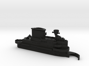 1/600 HMS Victorious (1941) Island in Black Smooth Versatile Plastic