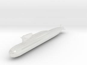 PLAN Type 092 Xia Class in Clear Ultra Fine Detail Plastic: 1:500