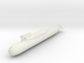 PLAN Type 092 Xia Class in White Natural Versatile Plastic: 1:1000