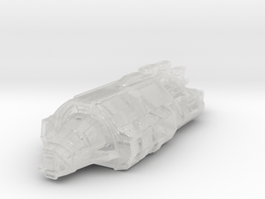 Menos' Ship 1/700 Attack Wing in Clear Ultra Fine Detail Plastic