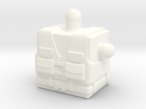 ToyCave MAN - Stargate Torso in White Processed Versatile Plastic