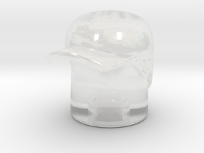ToyCave MAN - Stargate Head 4 in Clear Ultra Fine Detail Plastic
