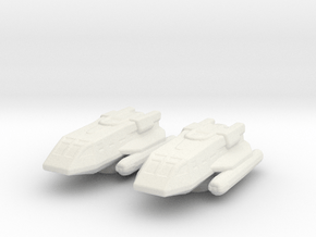 Moore Type Shuttle (KTL) 1/700 Attack Wing x2 in White Natural Versatile Plastic