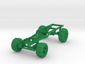 28mm orc truck chassis 4x2 in Green Smooth Versatile Plastic