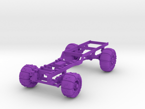 28mm orc truck chassis 4x2 in Purple Smooth Versatile Plastic