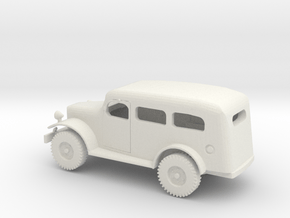 1/72 Scale Dodge WC-53 Carryall in White Natural Versatile Plastic