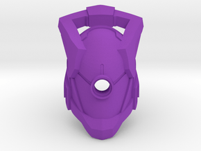 Glatorian Helmet (Destiny-inspired) in Purple Smooth Versatile Plastic