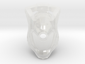 Glatorian Helmet (Destiny-inspired) in Clear Ultra Fine Detail Plastic