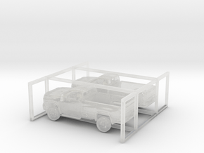 1/160 2X 2022 Chevrolet Silverado HD Reg Cab L.Bed in Clear Ultra Fine Detail Plastic