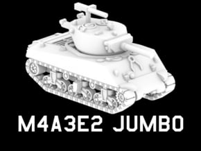 M4A3E2 "Jumbo" Sherman in White Natural Versatile Plastic: 1:220 - Z