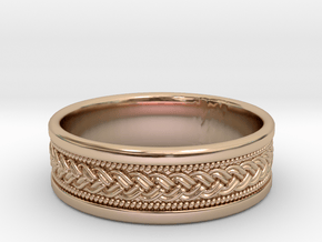 Fountain Ring Custom v3 size 8.5 in 9K Rose Gold 