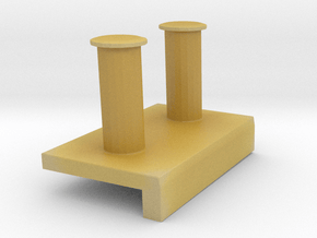 1/100 DKM Bollard Side Hull in Tan Fine Detail Plastic