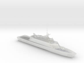 Freedom-class littoral combat ship 1:700 in Clear Ultra Fine Detail Plastic