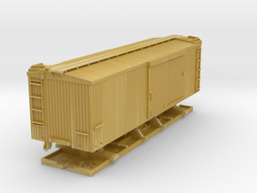 Nn3 Pacific Coast Railway 28' Box Car No. 46 in Tan Fine Detail Plastic