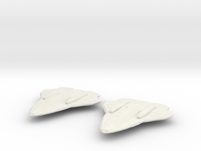 Nova Class Waverider 1/1000 Attack Wing x2 in White Natural Versatile Plastic