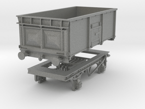 HO-scale BR diagram 1/102 welded 16t coal wagon  in Gray PA12