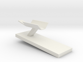 TIE-C2 stand in White Natural Versatile Plastic