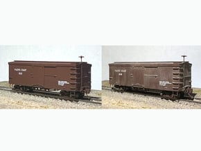 Nn3 PCRy / Florence & Cripple Creek 30' Box Car in Tan Fine Detail Plastic