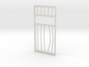 Jaws - 10" Cage Front in White Natural Versatile Plastic