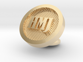 Cufflink with Initials in 9K Yellow Gold 