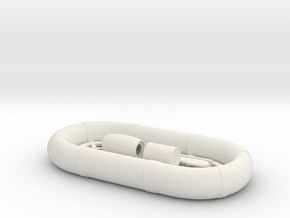 Best Detail 1/20 USN Life Raft Oval KIT in White Natural Versatile Plastic