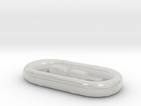 Best Detail 1/20 USN Life Raft Oval KIT in Clear Ultra Fine Detail Plastic
